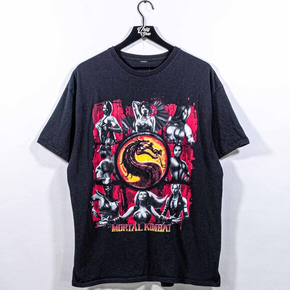 Mortal Kombat Video Game T-Shirt Female Characters XL Y2K Streetwear - Picture 1 of 6